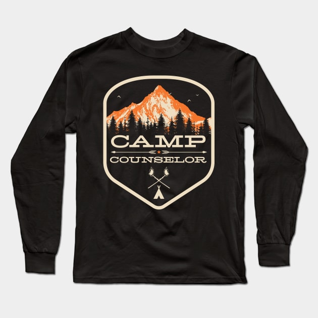Camp Counselor design - Camp Staff print product Long Sleeve T-Shirt by Vector Deluxe
